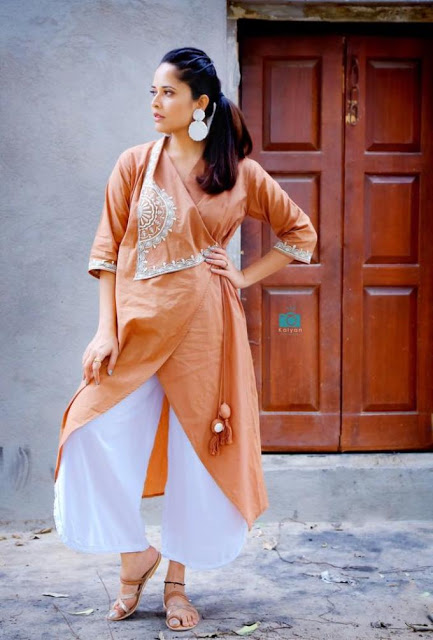 Television Actress Anasuya Bharadwaj In Pink Gown 8